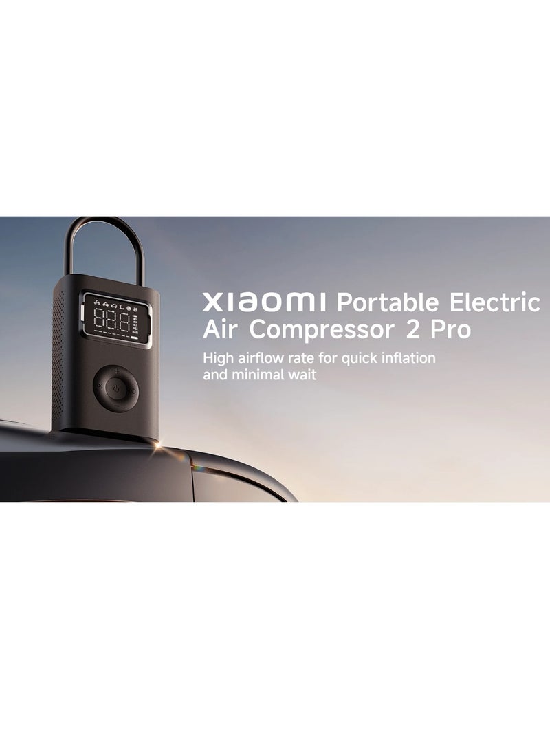 Xiaomi Xiaomi Portable Electric Air Compressor 2 Pro, Electric Air Compressor Inflatable Treasure 150psi High Pressure For Motorcycle Bike Car Scooter Football Basketball  - Image 4