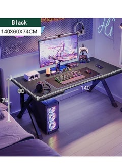 Gaming Desk Desktop Computer Desk, Simple Game Table for Home Bedroom Table, Student Writing Study Table With Desktop Storage Rack, 140L*60W*75H centimeter - pzsku/ZB2AAE84DE0EEA4ACE584Z/45/_/1739760726/324aaaed-edc7-40c8-b8e9-b1920c4f714a