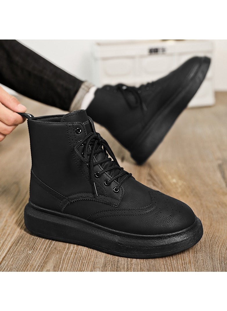 Loquat - Men's Outdoor Fashion High Top Casual Boots - Image 1