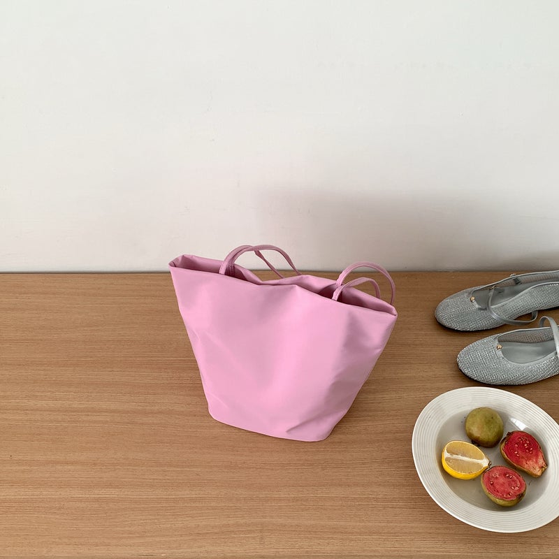 Korean Style Nylon Bucket Bag for Women, Lightweight, Large Capacity - Image 2