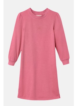 Tchibo Kids Girl Embroidered Long Sleeve Sweatshirt, Pink  - Image 2