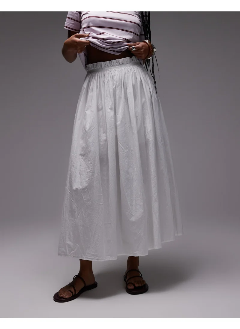توب شوب Crinkle Cotton Laundered Full Skirt