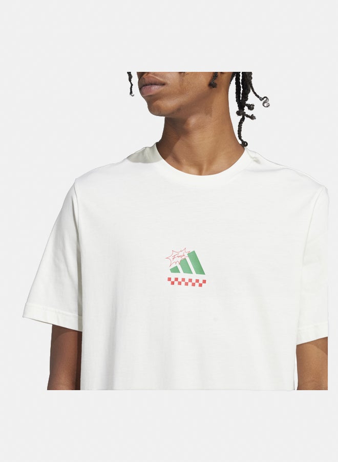 Adidas Lounge Pizza Graphic T-Shirt  - Image 3