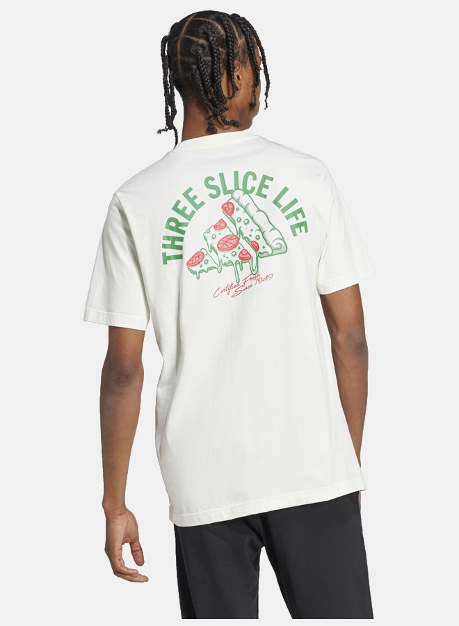 Adidas Lounge Pizza Graphic T-Shirt  - Image 4