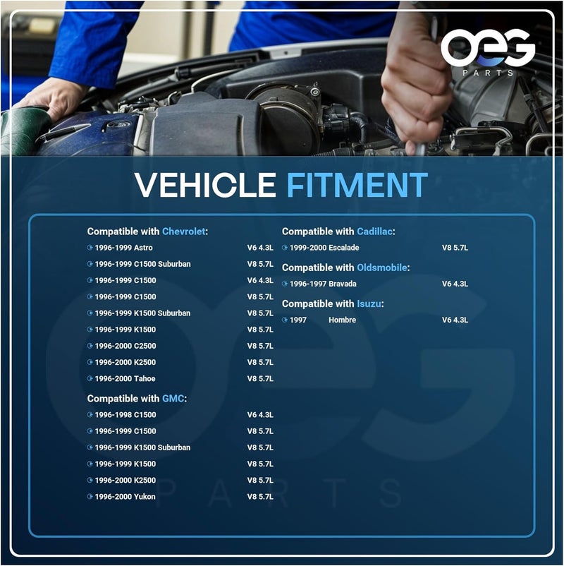 Parts Player قطع غيار OEG مولد جديد متوافق مع كاديلاك إسكاليد شيفروليه بلازر C10 C20 C30 بيك أب GMC إيسوزو 4.3L 5.0L 5.7L 7.4L 96 97 98 99 00 01 02 1996-2002 ADR0089, 40012098, 40012098R - Image 4