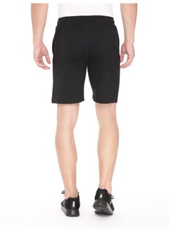 Pepe Jeans Pepe Jeans Athleisure Men Knit Cotton Stretch Shorts | Breathable Cotton Jersey, Gym and Casual Wear | with Drawstring and Zip Pocket in Black - M  - Image 3