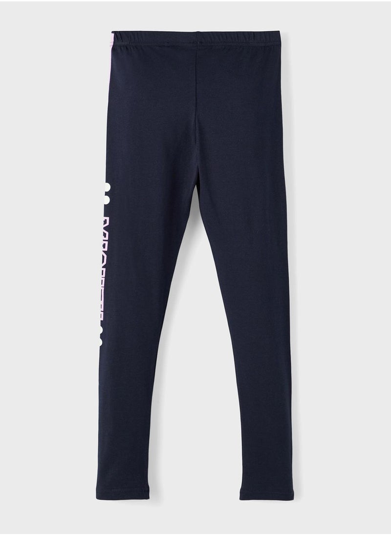 NAME IT - Kids Mickey Leggings - Image 1