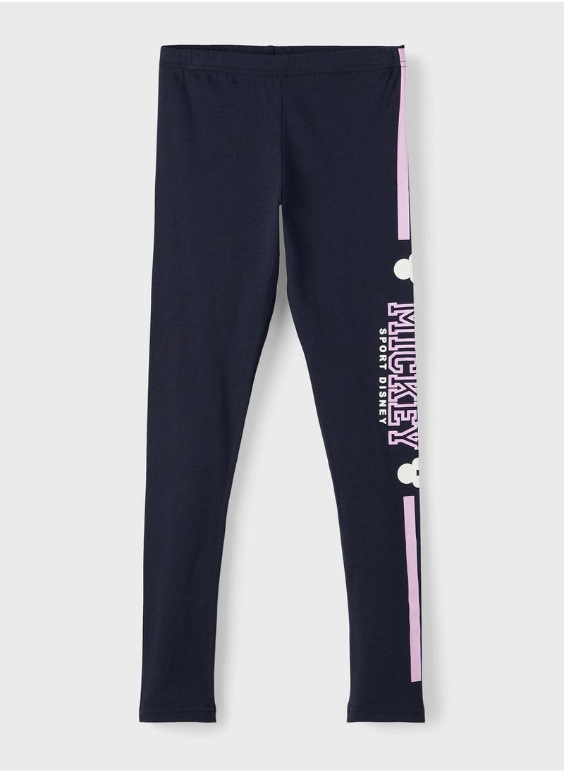 NAME IT - Kids Mickey Leggings - Image 1