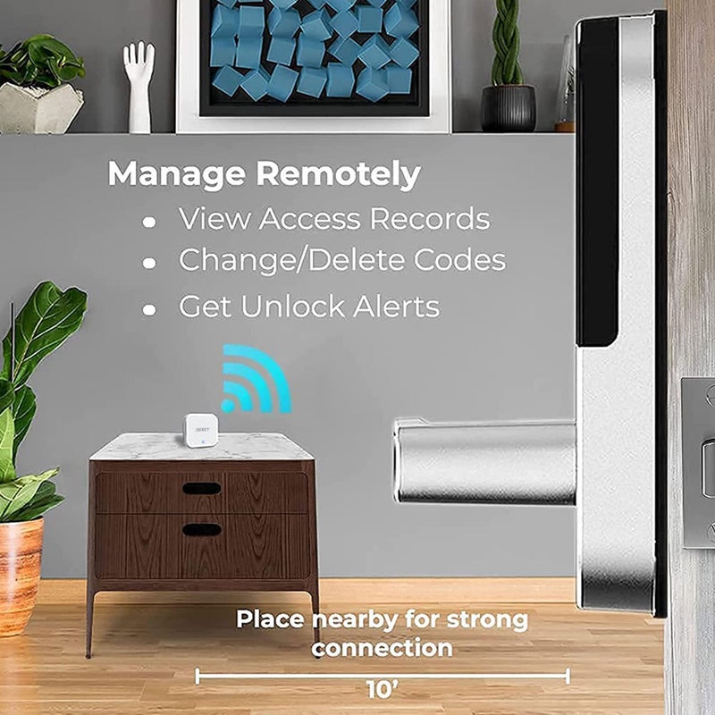 Sifely Smart Lock Wi-Fi Gateway - Remote Access Hub for Sifely Smart Door Lock, Works with App & Alexa (Model G2, Supports 2.4G Wi-Fi Only) - Image 4