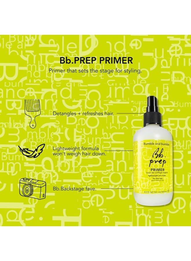 Bumble and Bumble . Prep Detangling Hair Primer | Lightweight Pre-Styler | Curly, Wavy, Straight, 8.5 Fl Oz - Image 4