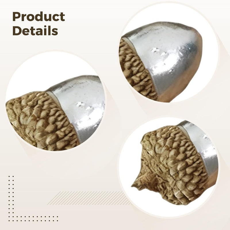 Lifelike 10 Pcs Artificial Acorn for Christmas, Foam Craft Simulation Acorn Prop - Image 4