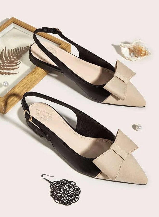Shoetopia Girls Ballerinas With Bows Flats - Image 4