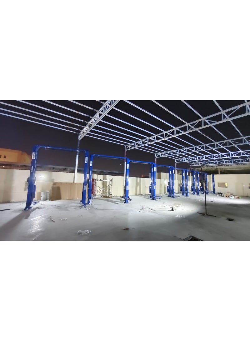 AMT Automax Tools -26U Two Post Lift – 4,000KG Electro-Hydraulic 2 Post Car Lift with Telescopic Arms, Base-Free Design & Safety Features - Image 4