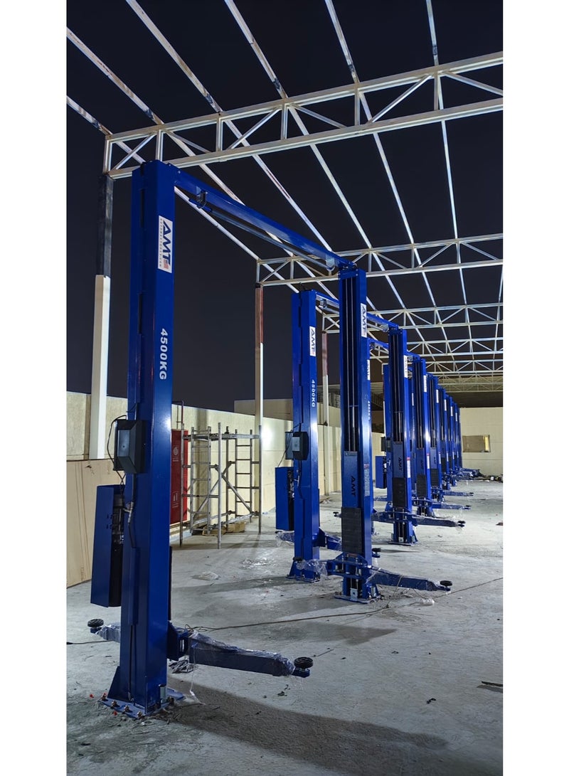 AMT Automax Tools -26U Two Post Lift – 4,000KG Electro-Hydraulic 2 Post Car Lift with Telescopic Arms, Base-Free Design & Safety Features - Image 3