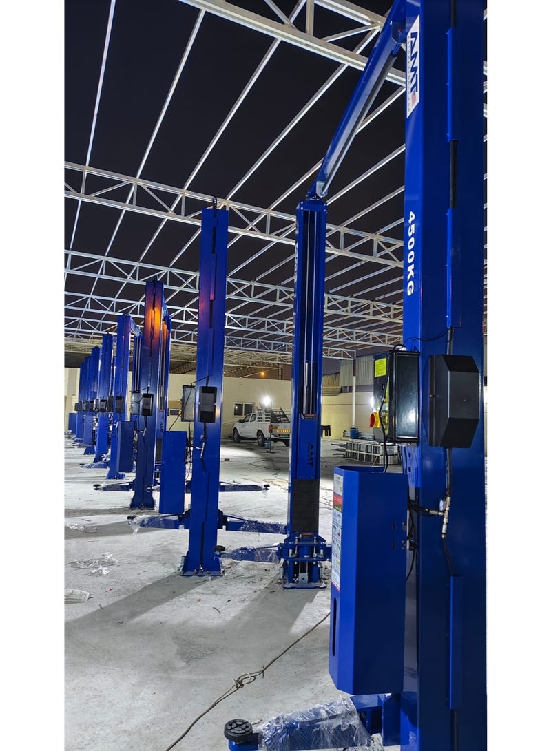 AMT Automax Tools -26U Two Post Lift – 4,000KG Electro-Hydraulic 2 Post Car Lift with Telescopic Arms, Base-Free Design & Safety Features - Image 2