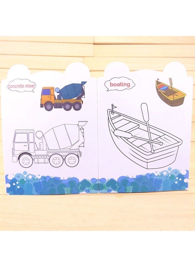 6 Pack Coloring Books for Children's Cognitive Training