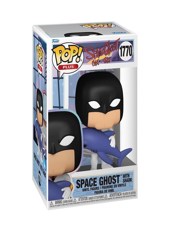 Funko Pop Plus: Space Ghost Coast to Coast - Space Ghost with Shark - Collectable Vinyl Figure - Gift Idea - Official Merchandise - Toys for Kids & Adults - Cartoon/Animation Fans - Image 1