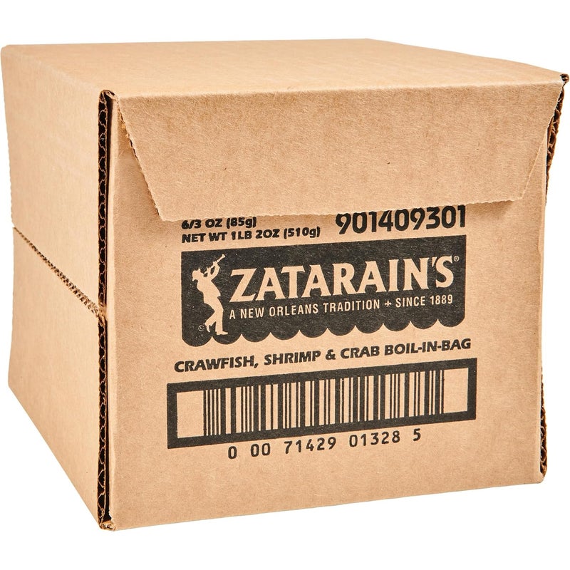 Zatarain's Crawfish, Shrimp & Crab Boil - 3 oz Pack of 6 - Image 1