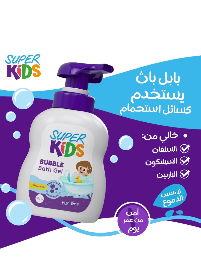سوبر كيدز بابل باث  300 مل  - Image 2