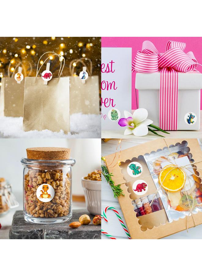 Bluejw 500 Sheets/roll Dinosaur Reward Sticker Cute Cartoon Kindergarten Primary School Children Incentive Sticker - Image 5