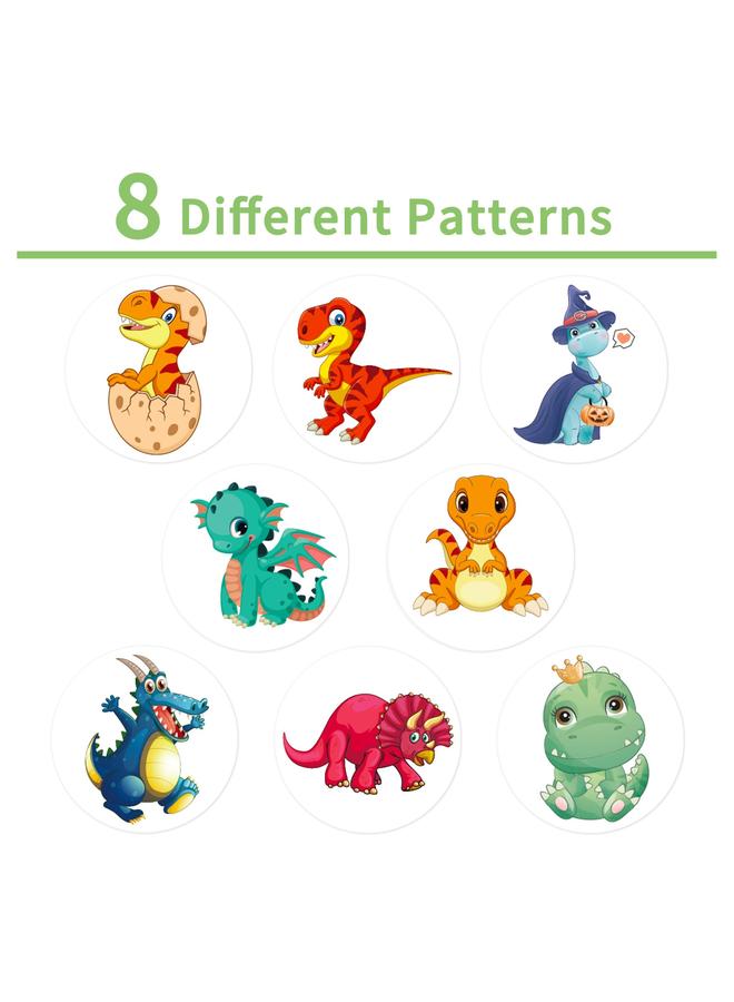 Bluejw 500 Sheets/roll Dinosaur Reward Sticker Cute Cartoon Kindergarten Primary School Children Incentive Sticker - Image 4