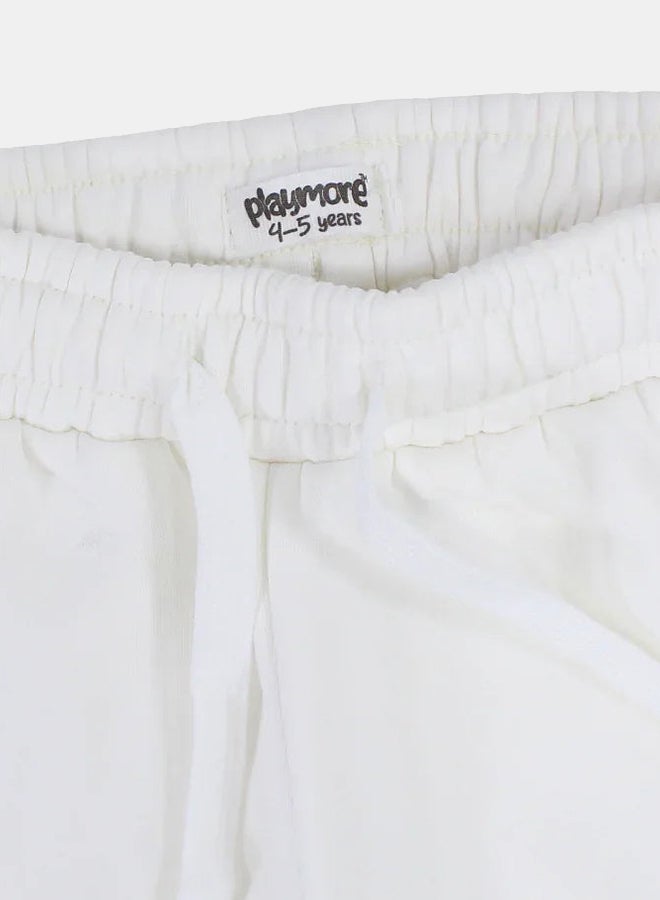 playmore Boys Sweatpants – Off White & Navy - Image 3