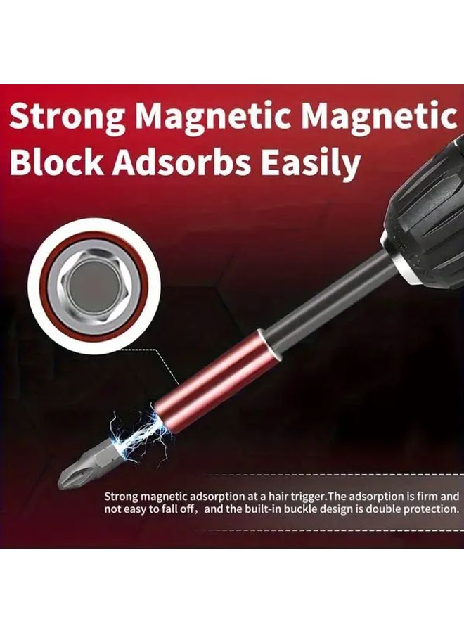 Alloy Steel Magnetic 1 4 Inch Hex Shank Impact Screwdriver Extension Bar - Image 4
