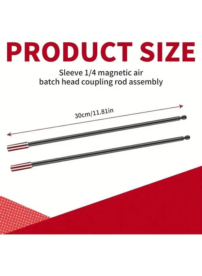 Alloy Steel Magnetic 1 4 Inch Hex Shank Impact Screwdriver Extension Bar - Image 3