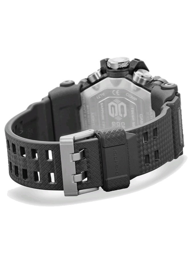 G-SHOCK ساعة مدمجة شمسية GWG‑2000‑1A1، 54.4 مم قرص أسود، حزام ريزين أسود، متحكم بها بالراديو، ثلاثي المستشعرات، مقاومة للماء حتى 200 م - Image 4