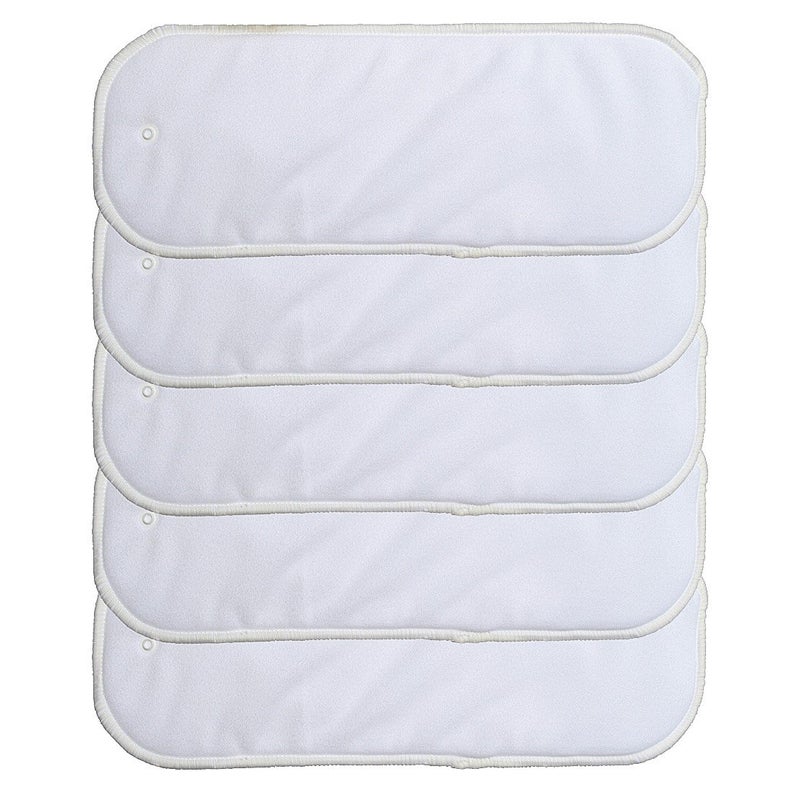 Hibaby 5 Pack Insert with Snap for Cloth Diaper Cover 5 Pack Inserts with Snap