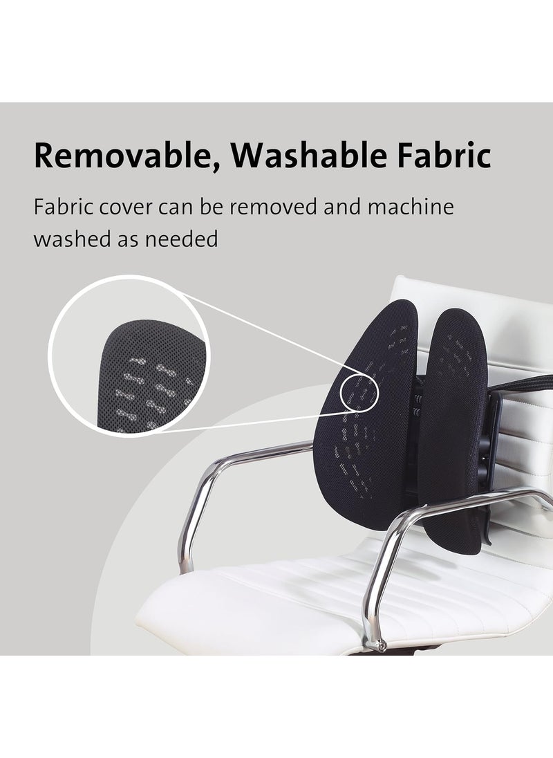 Seafront Seafront Car Headrest Pillow Car Pillow for Driving Lumbar Support Cushion Washable Cover Ergonomic Desk Chair Pads Comfort Orthopedic Back Pillow for Tailbone Lower Back Pain Sciatica Relief Office  - Image 2