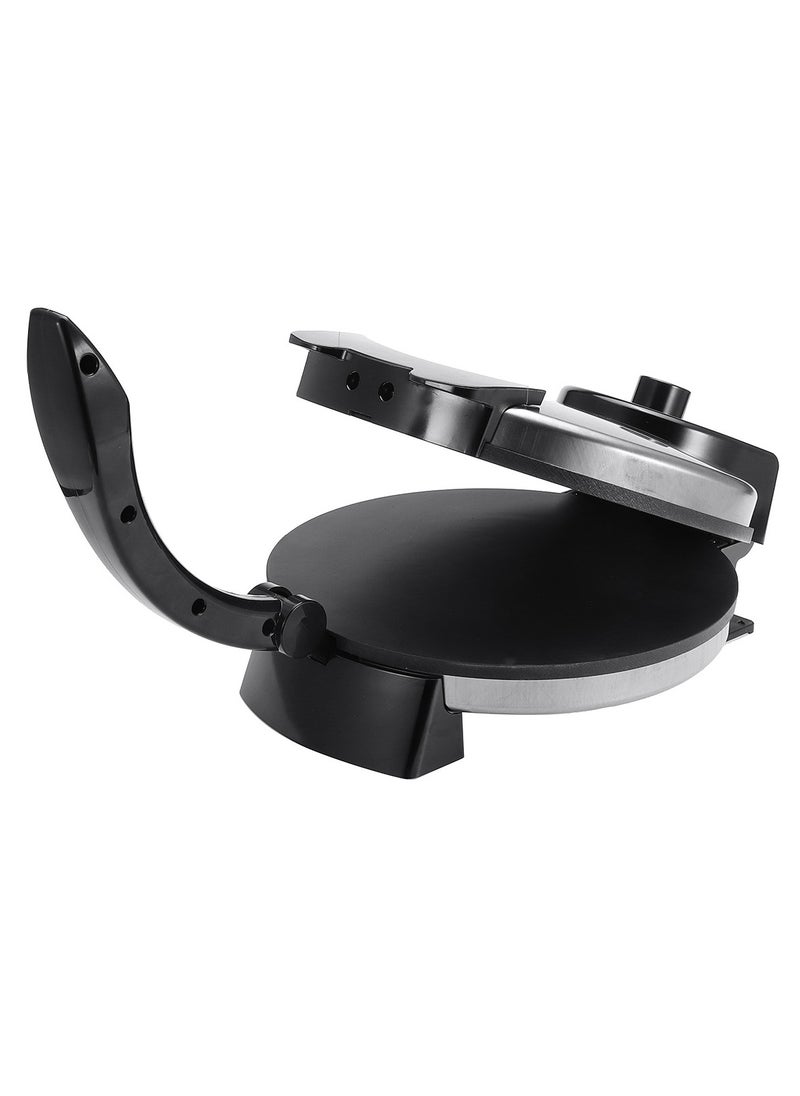 Mini Pancake Maker, Electric Griddle for Individual, Pizza Machine Spring Cake Machine with Indicator Light 2000W Black