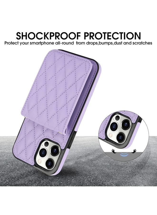 اس-توب حافظة هاتف iPhone 15 Pro Max YM015 حقيبة بطاقات معينة الشكل مزودة بخاصية تحديد الترددات الراديوية - Image 3