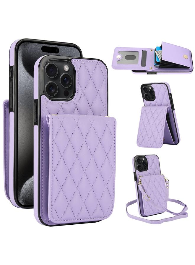 اس-توب حافظة هاتف iPhone 15 Pro Max YM015 حقيبة بطاقات معينة الشكل مزودة بخاصية تحديد الترددات الراديوية - Image 1