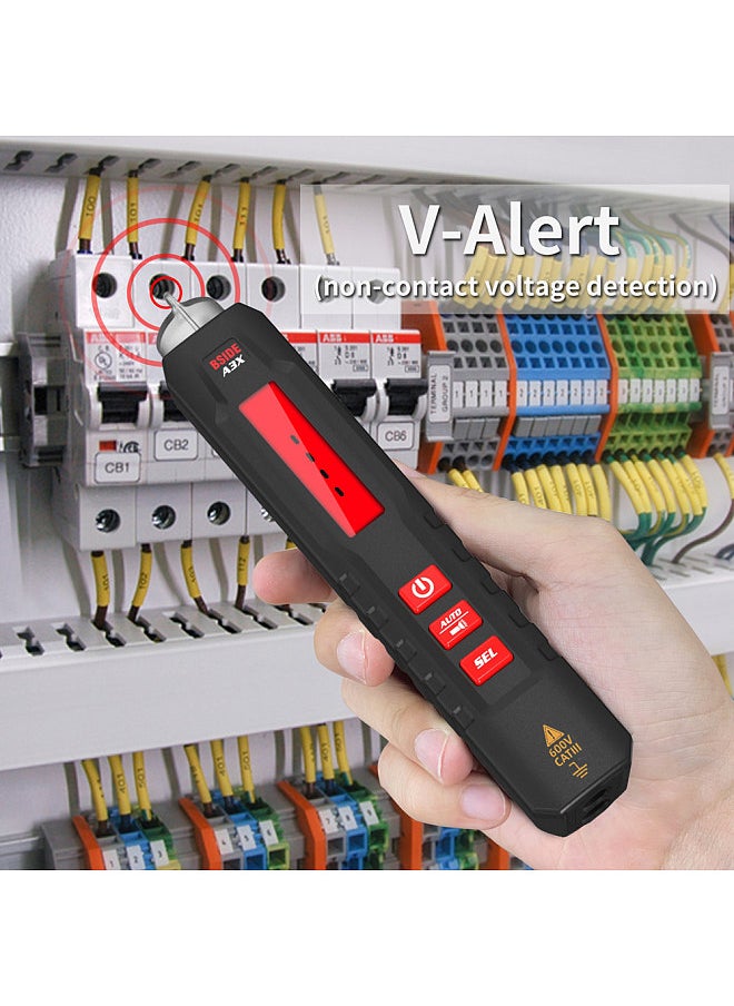 BSIDE Pen Type Digital Multimeter Portable Tester Voltmeter 1.9 Inch Bicolor Screen TRMS Voltage Capacitance Resistance Frequency Diode Continuity Temperature NCV Measurement Multifunction Multimeter  - Image 5