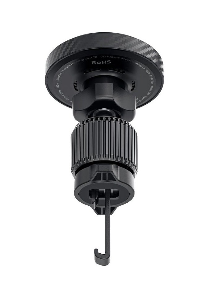 ELTRAZONE ACEFAST D33 Qi2 Magnetic Wireless Car Charger – 15W Fast Charging, Air Vent Mount, Universal Compatibility, LED Indicator, One-Handed Operation - Image 4