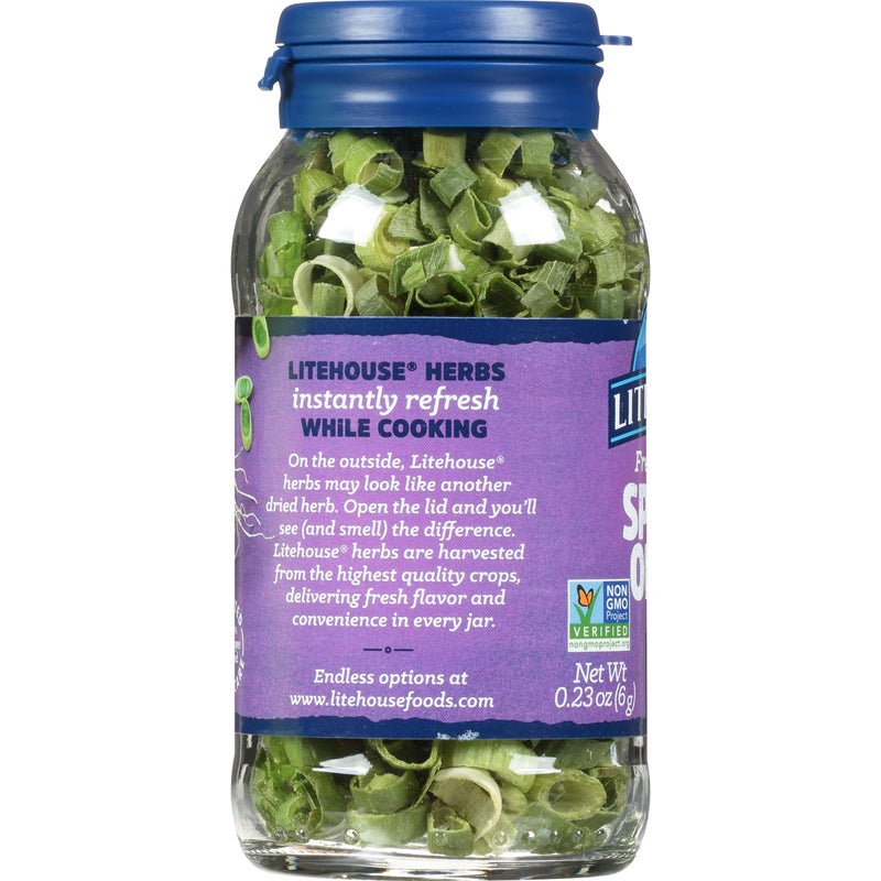 Litehouse Freeze Dried Spring Onion - Fresh Spring Onion, 1 Bunch Inside, Fresh Taste, Gluten Free, Keto Friendly, No Refrigeration - 0.23 Ounce - Image 4