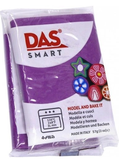 DAS Smart Polymer Clay 57 gr - Purple 