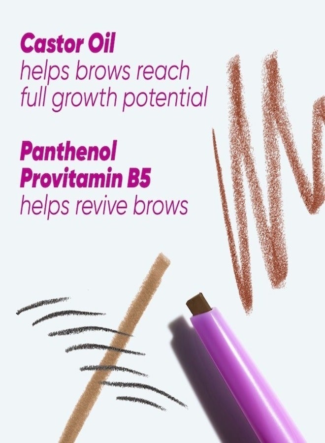 Kosas Brow Pop Dual-Action Filling & Shaping Eyebrow Pencil - Dark Brown - Rich Dark Brown 0.08g - Image 5