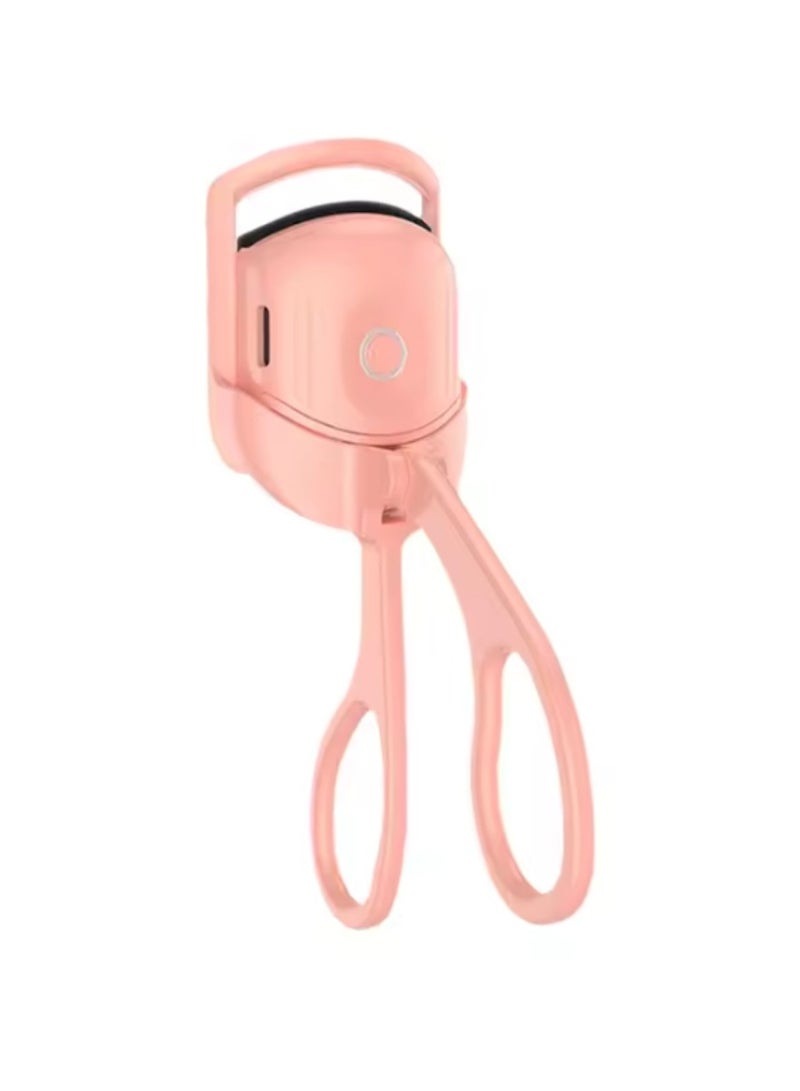 DIGI CORE Heated Eyelash Curler With USB Fast Heat Up Long-Lasting C-Shaped Rechargeable Electric Eyelash Curler Safe Anti-Burn Lash Curler Quick Natural Curling Eye Lashes Naturally Lashes Curling Clip Pink - Image 2