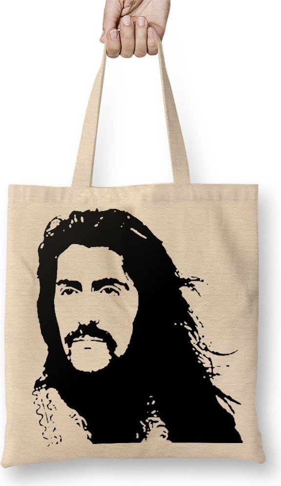 Baskı Dükkanı Print Shop Barış Manço 2 Cloth Bag Long Handle 