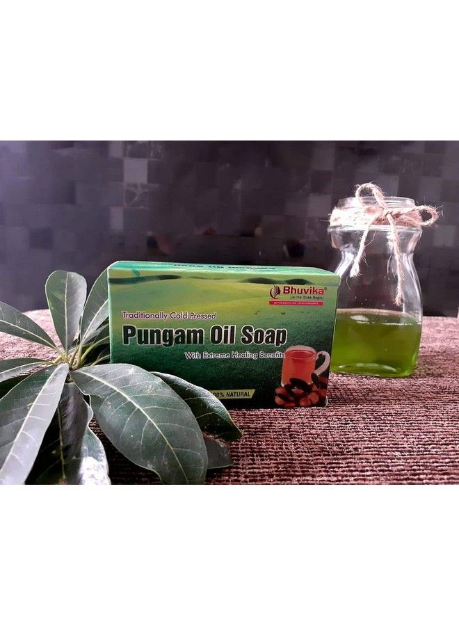 Bhuvika Pungam Oil Soap(140 Gms) - Image 5