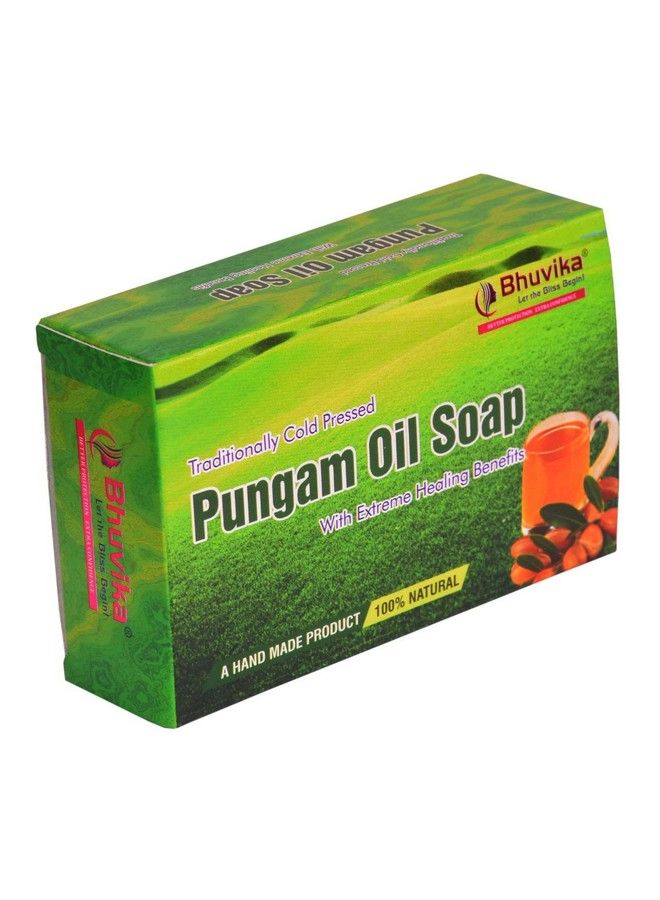 Bhuvika Pungam Oil Soap(140 Gms) - Image 2