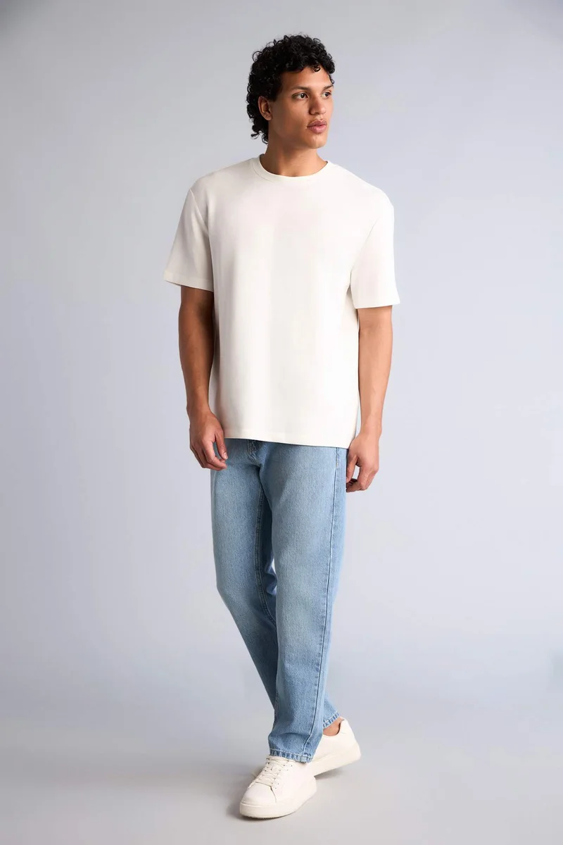 ديفاكتو Slim Tapered Fit Pants