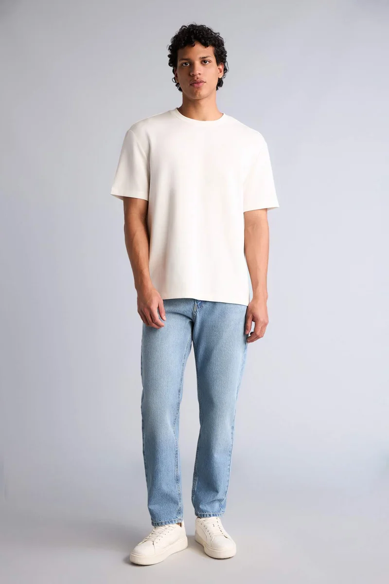 ديفاكتو Slim Tapered Fit Pants