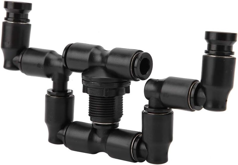 Maxmartt Reptile Fogger Spray Nozzles, 360 Adjustable Detachable Nozzle, Black Misting Spray Nozzles for Aquarium Rainforest - Image 4