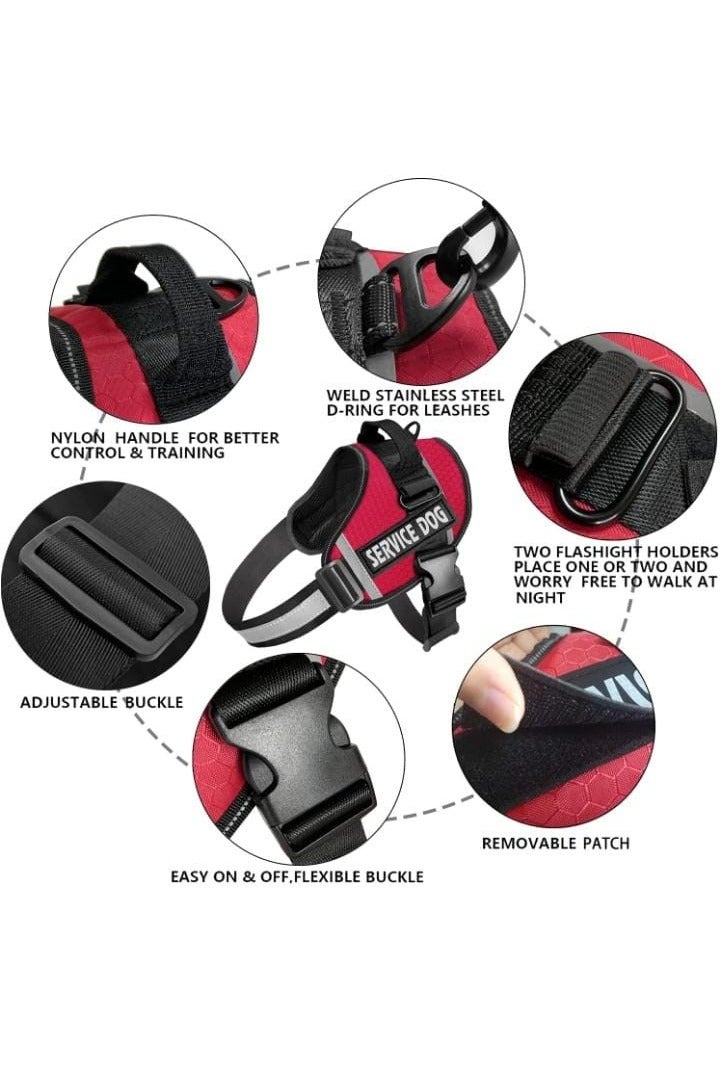 Dog Harness – No-Pull, Reflective, Adjustable Vest with Handle – Multiple Colors - Image 2