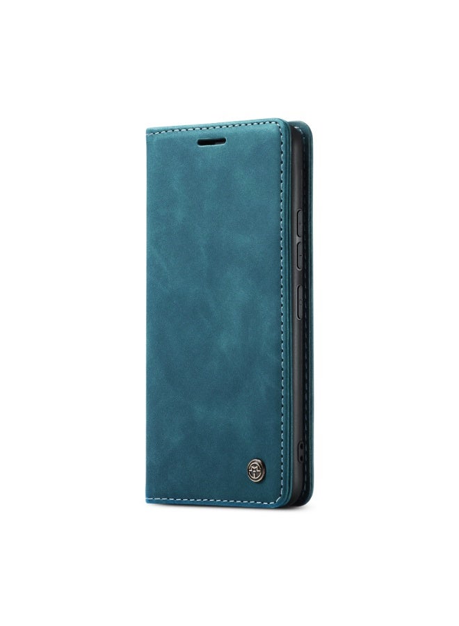 CaseMe Phone Case Luxury PU Leather Design 013 Flip Cover Card Slot Holder Cover For Oppo Reno 14F (Green) - Image 4