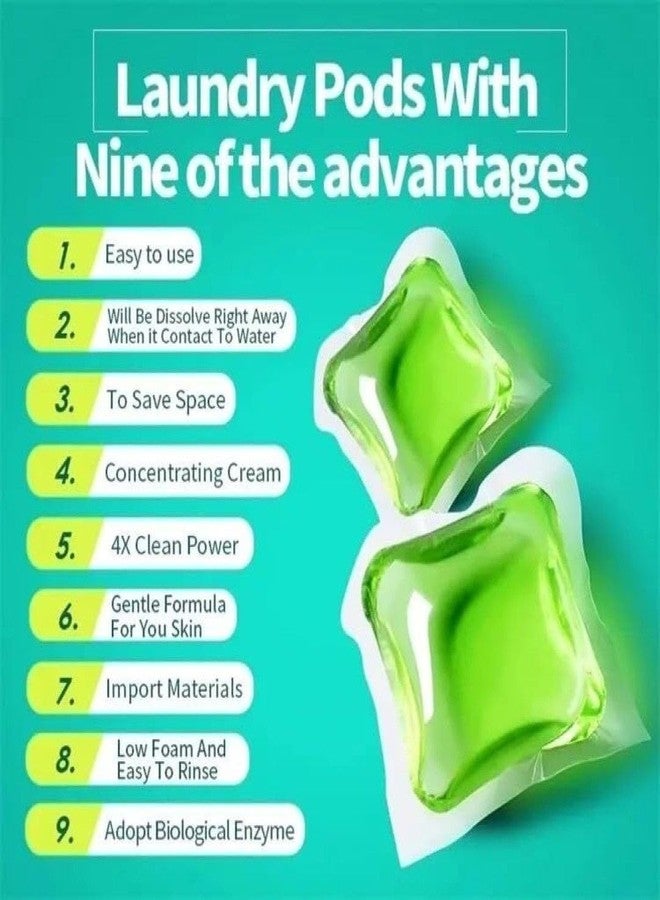 KACHKIT Laundry liquid detergent washing gel for clothes Portable Gel Stains Capsules Travel Washing Liquid for Home Dormitory Bathroom Clothes Cleaning Super Laundry Cleaning Tablet (20) - Image 5
