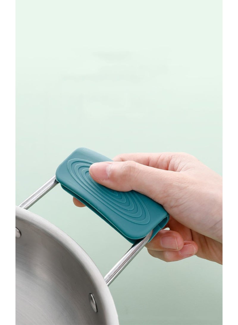 HOMESTAR Silicone Pot Holders Pair｜Heat Resistant Up To 230°C (446°F)｜Premium Non-Slip Grip For Cast Iron Pans & Cookware｜Extra Thick Durable Silicone Handle Covers｜Soft & Flexible For Easy Handling｜Oven & Stove Safe｜BPA-Free & Dishwasher Safe｜Stylish Kitchen Must-Have｜Perfect Gift For Home Chefs｜Easy To Clean & Long-Lasting (Set Of 2) - Image 1